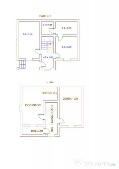 Casa individuala P+1, 96 mp utili, Buciumeni - Dealu Mare - 1