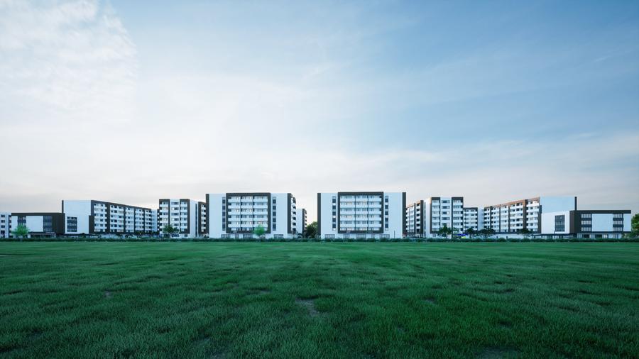 Penthouse cu 3 camere semidecomandat în Central