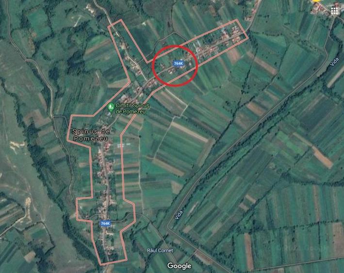 Casă individuală cu Teren 640 Mp în Spinuș de Pomezeu