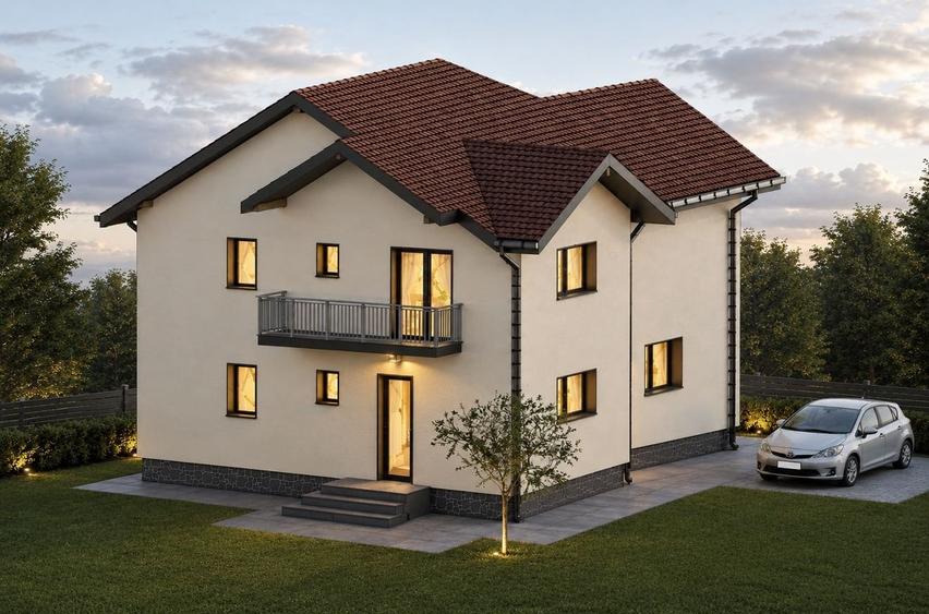 Casă cu 5 camere cu Teren 450 Mp în Cristian