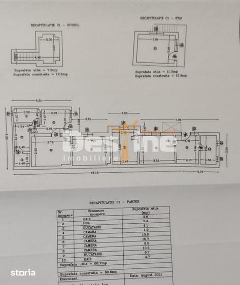 Casă cu 5 camere cu Teren 180 Mp în Republicii