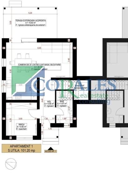 Duplex cu 4 camere cu Canalizare în Moșnița Veche