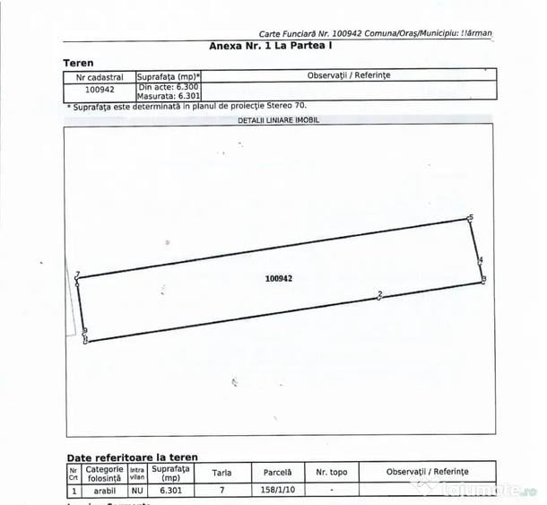 Teren agricol Podu Oltului la limita UAT Harman si UAT Prejmer 1,5 euro mp - 7
