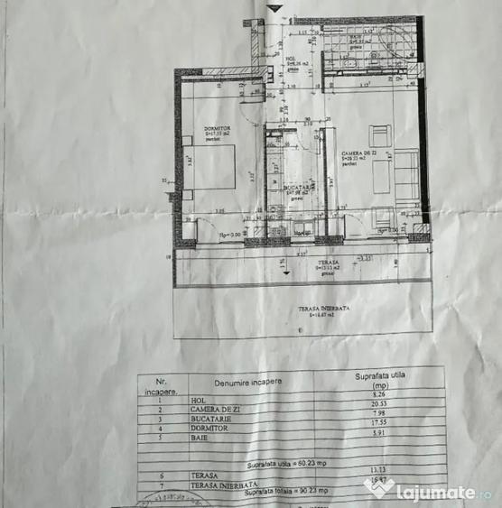 Apartament cu 2 camere decomandat în Bună Ziua