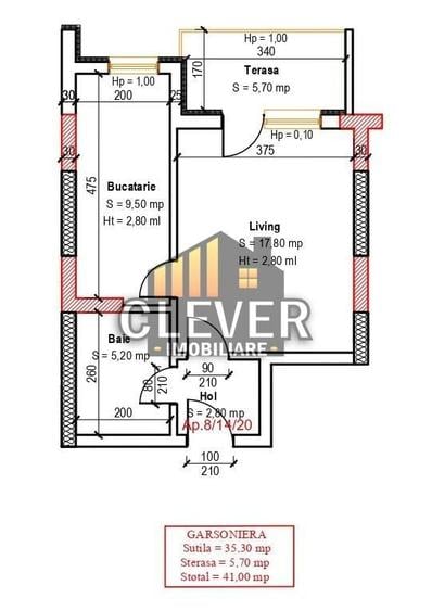 Garsonieră 41mp | Bucătărie Închisă | Comision 0% Dezvoltator - 4