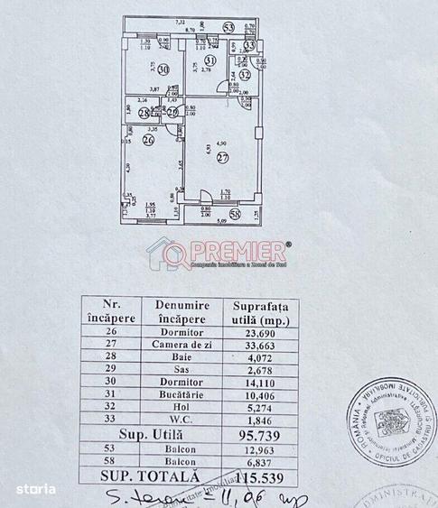 Apartament cu 3 camere în Jilava