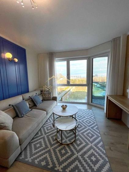 Apartament cu 2 camere semidecomandat, mobilat în Floreasca