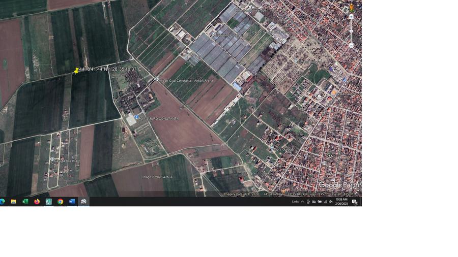 Teren agricol extravilan de 421 mp, în Exterior Sud