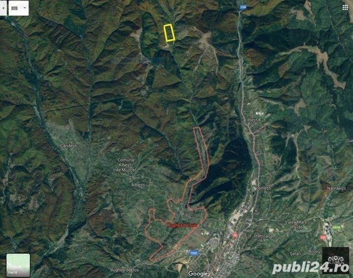 Teren de 63000 mp, în Bughea de Sus