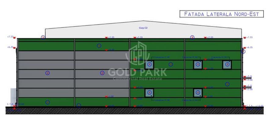 Spatiu Industrial- Zona Apahida- Suprafete de 630 - 1.500 - 2.070 mp - 6