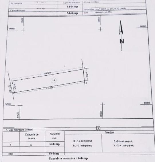 Balotesti - Saftica teren 5444 mp - 1