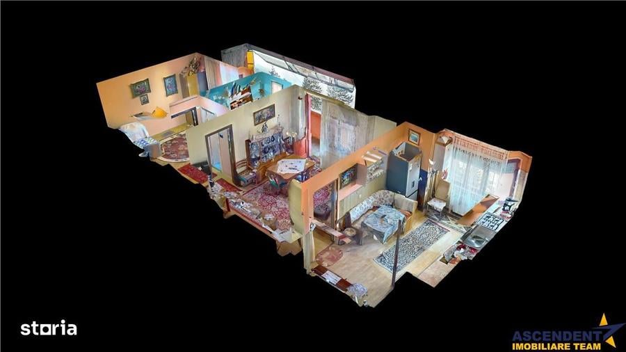 Apartament cu potential,areal verde, panorama,terasa,zona A,Tudor,Targ - 4