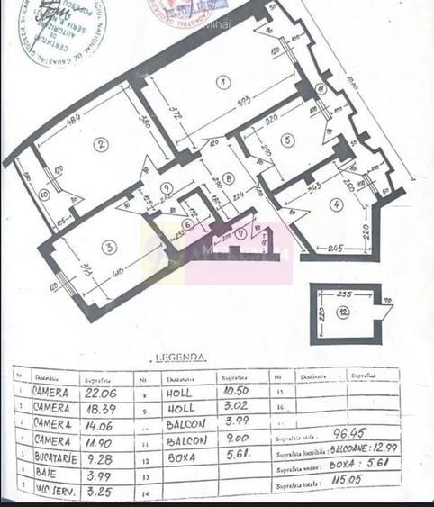 Vanzare apartament de 4 camere la Casa Poporului-stradal - 11
