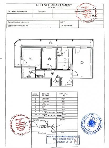 Apartament cu 3 camere decomandat în Democrației