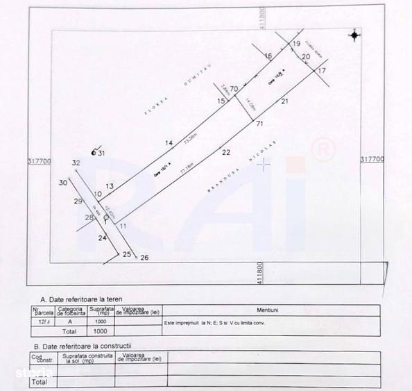 RAR! Ghercesti, Primarie: teren PERFECT, intravilan P+2, utilitati, - 6