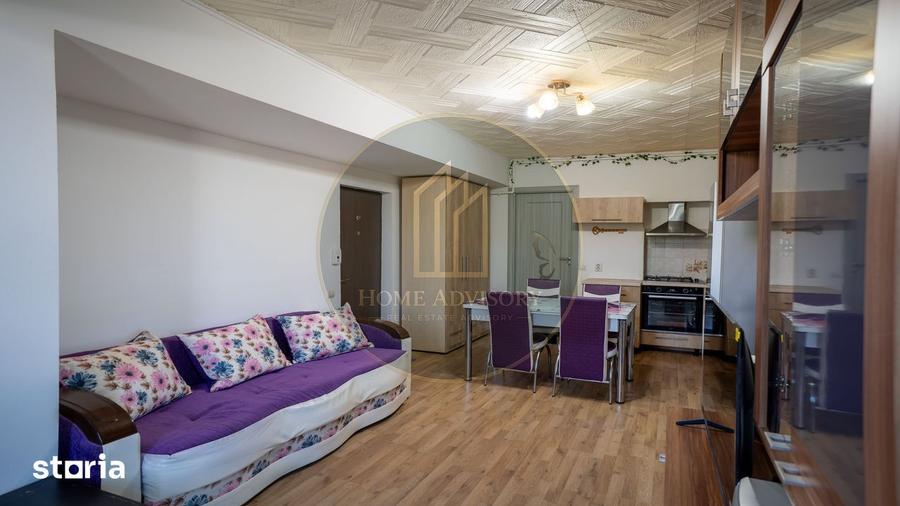 Apartament cu 2 camere, mobilat în Central