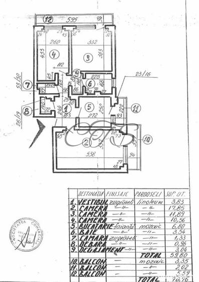 Apartament de vanzare cu 3 camere, sectorul 1 - 5