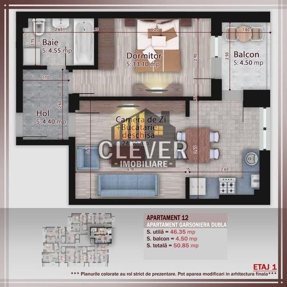 Apartament 2 camere Theodor Pallady Metrou Nicolae Teclu - 2