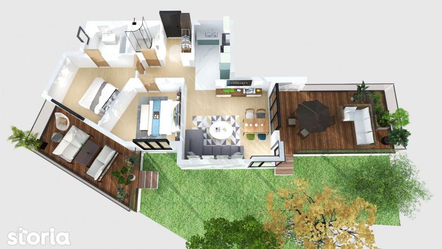 Dacia-Mosilor 3 camere, gradina proprie - 7