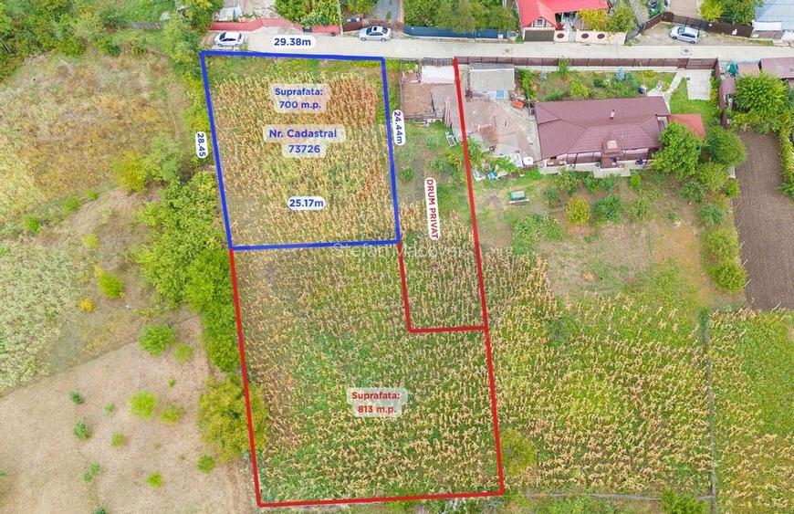 De Vanzare Teren Intravilan de 700 mp | Str. Viorelelor-Valea Lupului
