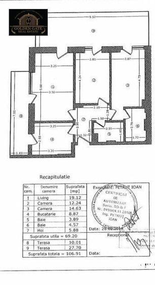 COMISION 0 | GranVia Park Lujerului - 3 Camere Parcare Terasa 107mp - 11