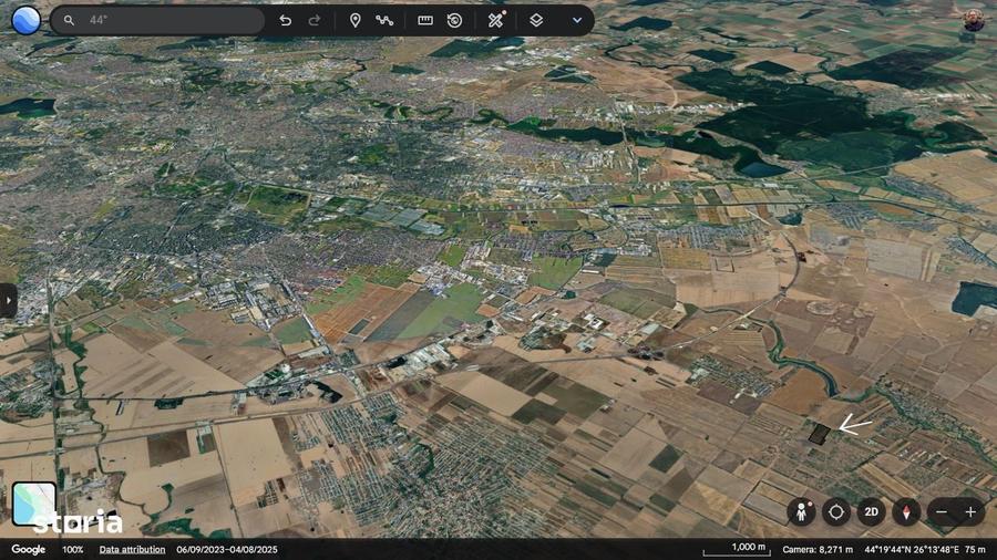 Teren extravilan Popesti 75.800 m2, deschidere 170m DN4, langa nod A0 - 3