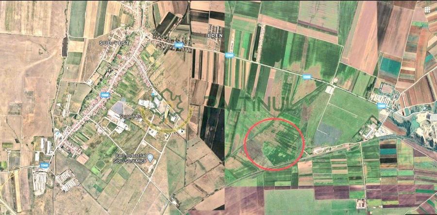 Teren extravilan arabil cu potențial - Sura Mică, Sibiu , aproape de Polycontact - 2