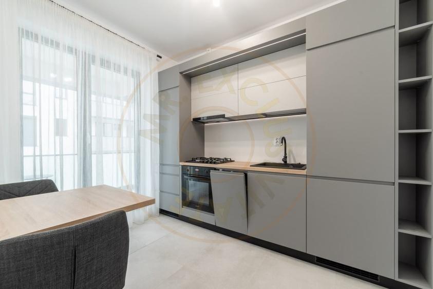 Studio lux, bloc nou VSC5 - Fratii Golesti, parcare privata, vedere pe spate - 3