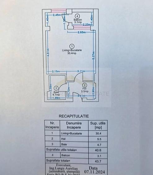Studio nou in Ivory Residence Pipera | 43,7 mp | Ideal pentru investi?ie - 7