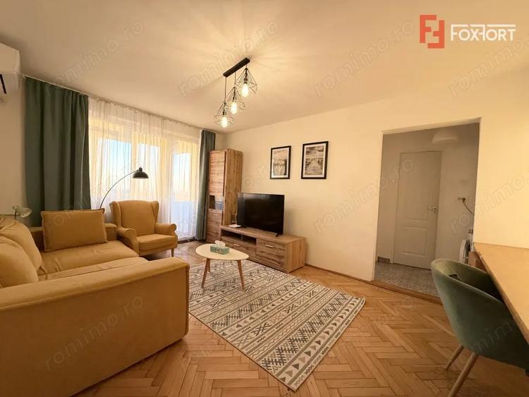 Apartament cu 2 camere semidecomandat, mobilat în Gării