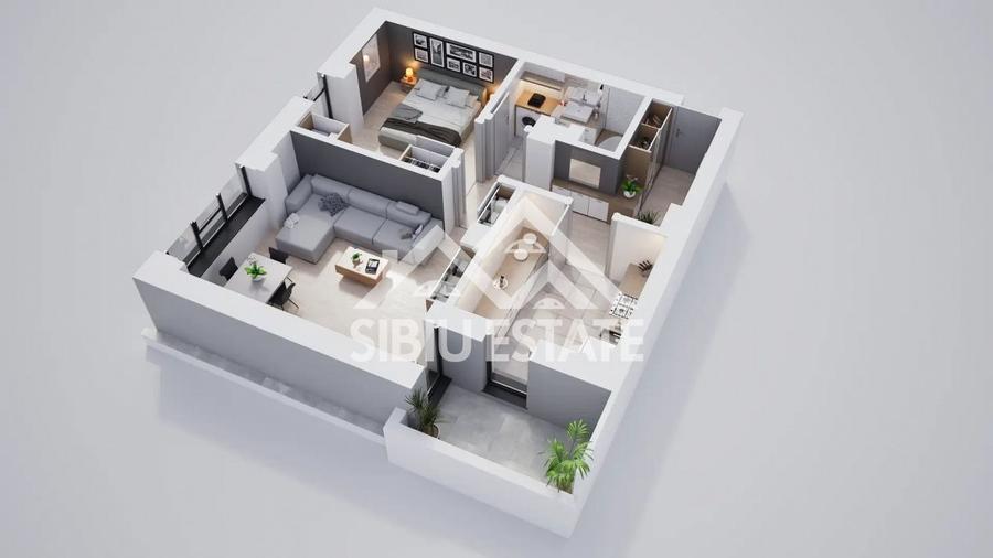 Apartament modern 2 camere, în complex nou - 6