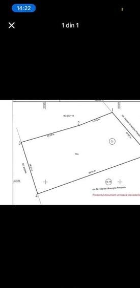 Vand teren zona parc Carol