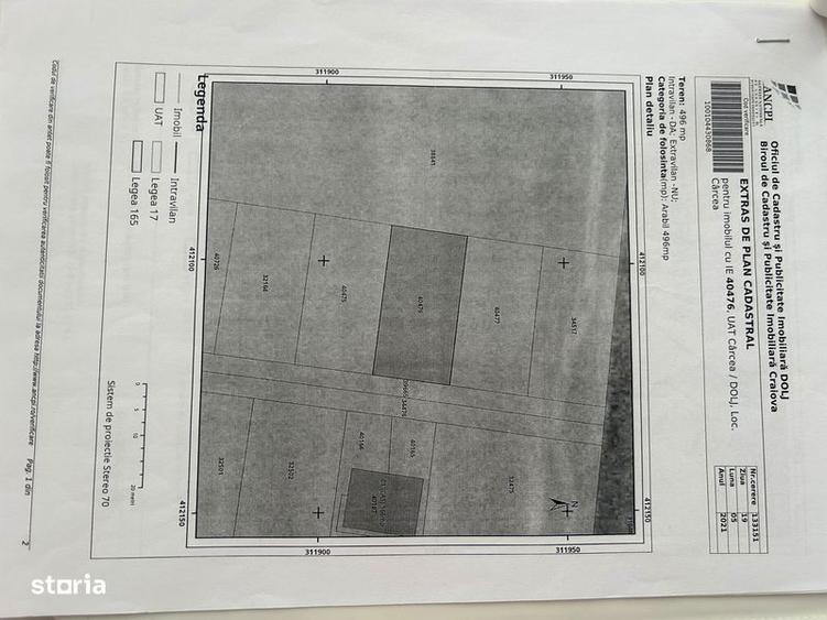 Se vinde teren intravilan in Carcea in apropierea cartierului Magnolia - 1