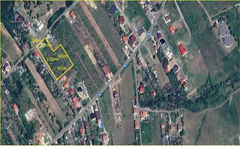 Teren de 5000 mp, în Vulcan