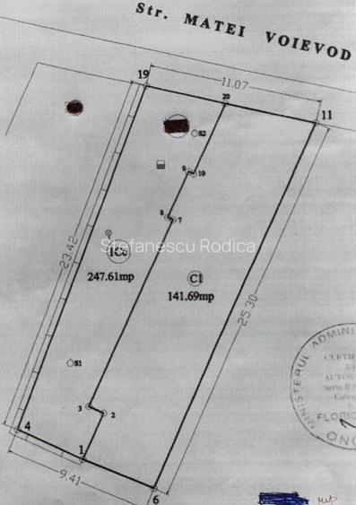 Vand 265 mp teren intravilan cu constructie, pe Matei Voievod Vand 265 mp teren intravilan cu constructie, pe Matei Voievod