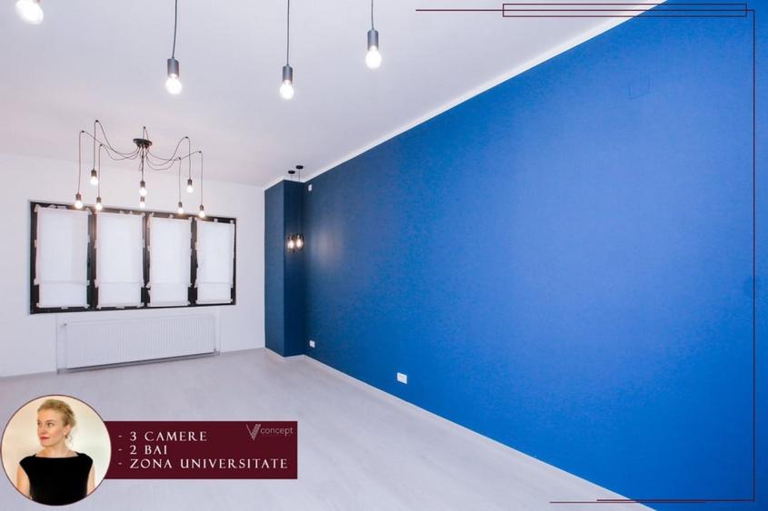Apartament nemobilat cu 3 camere Universitate | Batistei - 4