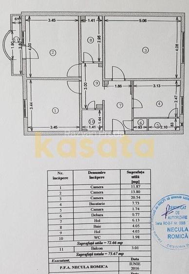 3 camere I Sebastian I bloc 1987 I decomandat I 76 mp 3 camere I Sebastian I bloc 1987 I decomandat I 76 mp