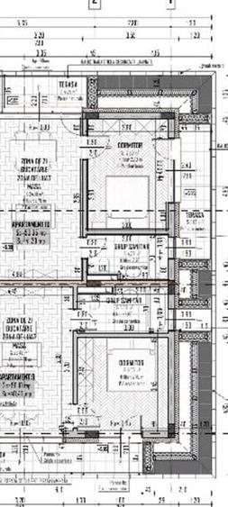 Apartament parter semifinisat 40 mp ,bloc nou. - 1