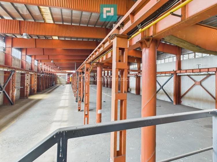 Hala industriala cu pod rulant ?i parcare betonata