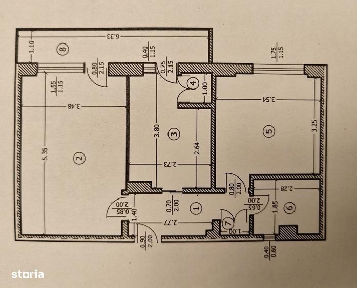 Apartament 2 camere, decomandat, B-dul Bucuresti (ID:T510) - 7