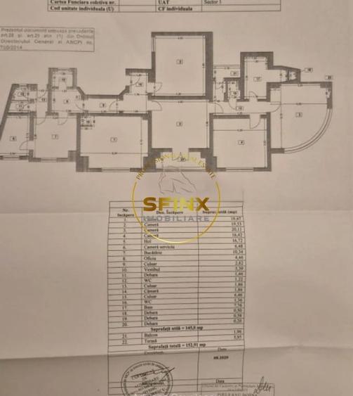 Apartament 4 camere, etajul 2, bloc interbelic fara  risc,  in zona Magheru - 6