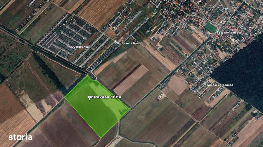 Teren intravilan 16 Ha, tangent DR4, acces dublu la asfalt - 6