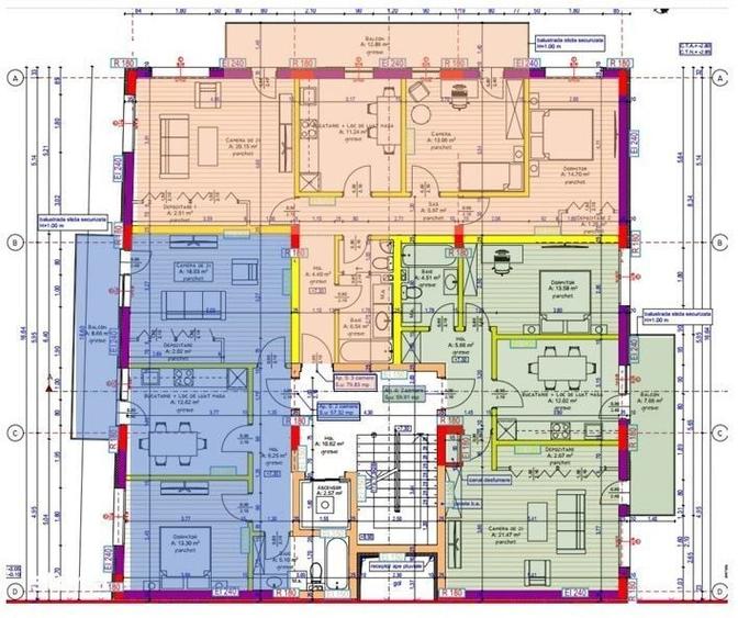 2 camere decomandat, bloc nou, semifinisat, Iris - 1