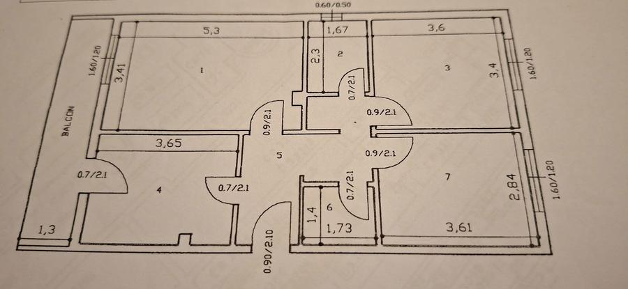 Proprietar VAND URGENT ap. 3 camere decomandat, Iasi - 3