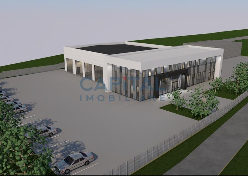 Fara comicion! Teren 10000 mp, front 60 m la DN, A/C HALA service auto, Iclod CJ - 2