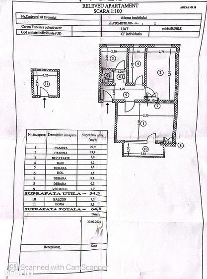 Apartament 2 Camere - 65 MP - Boxa inclusa - Magurele - Balcon inchis - 1