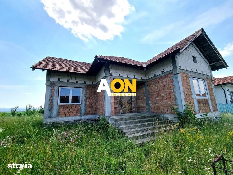 De vanzare casa semifinisata 3 camere, 608mp teren, Recea - 2