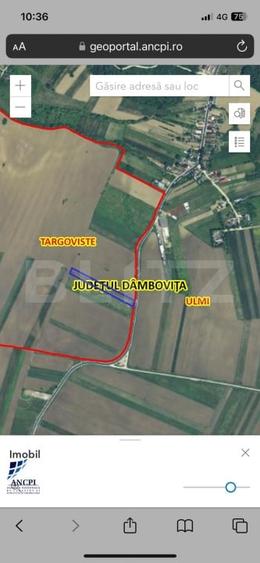 Teren agricol extravilan de 4994 mp, în Nisipurile