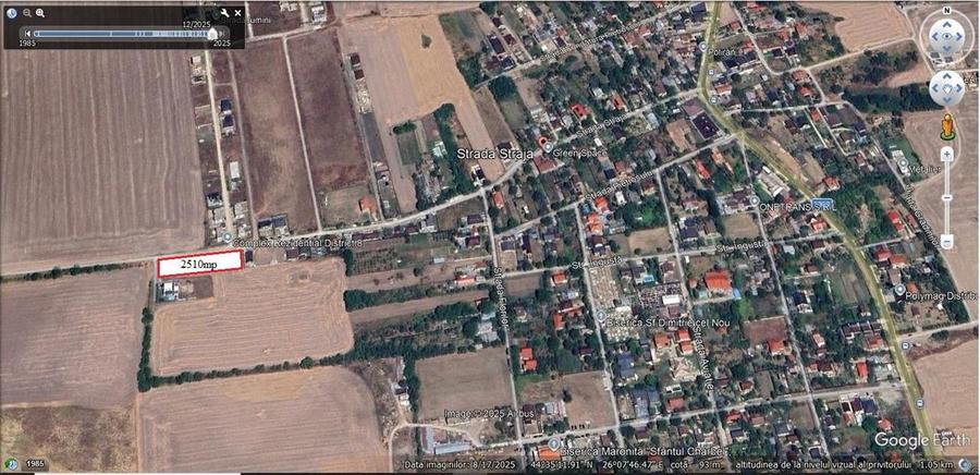 Teren Dezvoltare Tunari   Dimieni   2510mp   fs 98ml - 2