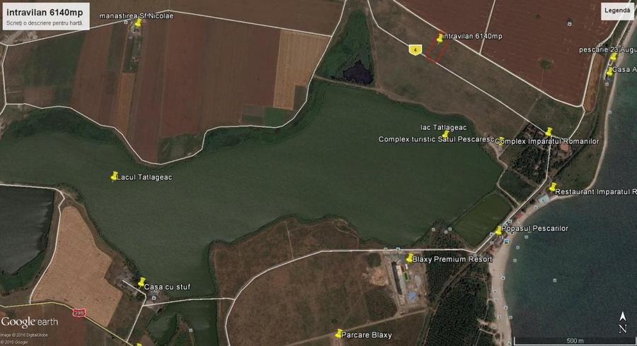 23August - Teren intravilan  6000mp 2fronturi de 46m  aproape de lac si mare - 1